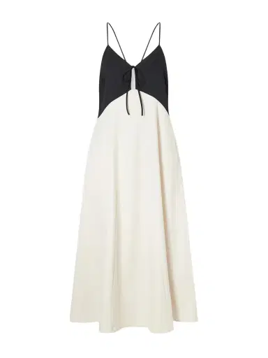 Sea Angelina Two-tone Twill Maxi Dress | Thumbnail 1 Sea Angelina Two-tone Twill Maxi Dress | Thumbnail 1