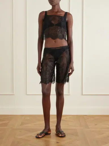 Kiki de Montparnasse Sabine Lace Coverup | Thumbnail 2 Kiki de Montparnasse Sabine Lace Coverup | Thumbnail 2