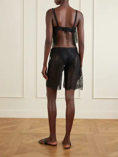 Kiki de Montparnasse Sabine Lace Bermuda Shorts | Thumbnail 3 Kiki de Montparnasse Sabine Lace Bermuda Shorts | Thumbnail 3