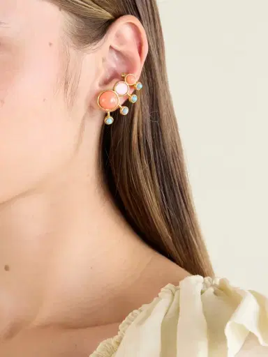 Sonia Petroff Zinnia Embellished Earrings | Thumbnail 2 Sonia Petroff Zinnia Embellished Earrings | Thumbnail 2