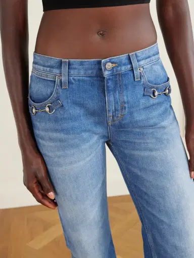 Gucci Horsebit-embellished Low-rise Flared Jeans | Thumbnail 4 Gucci Horsebit-embellished Low-rise Flared Jeans | Thumbnail 4