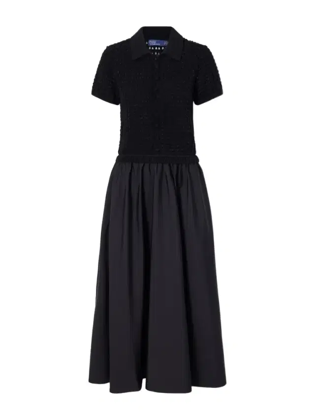 Crocheted Cotton-poplin Maxi Dress