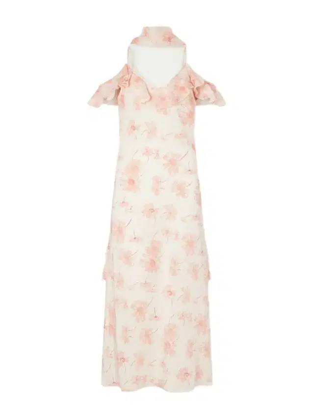 Rodarte Daisy Ruffled Floral-print Silk Chiffon Midi Dress