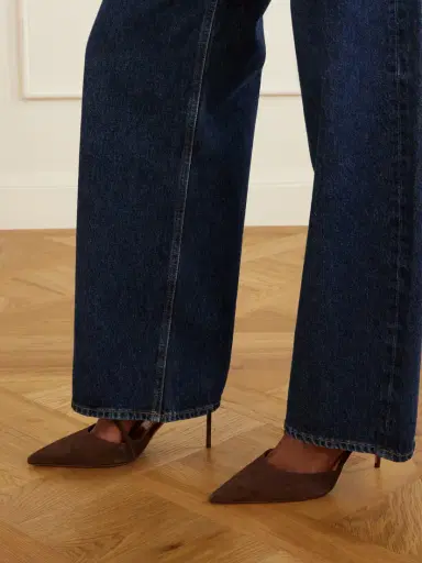 Aquazzura Dynasty 85 Suede Pump | Thumbnail 2
