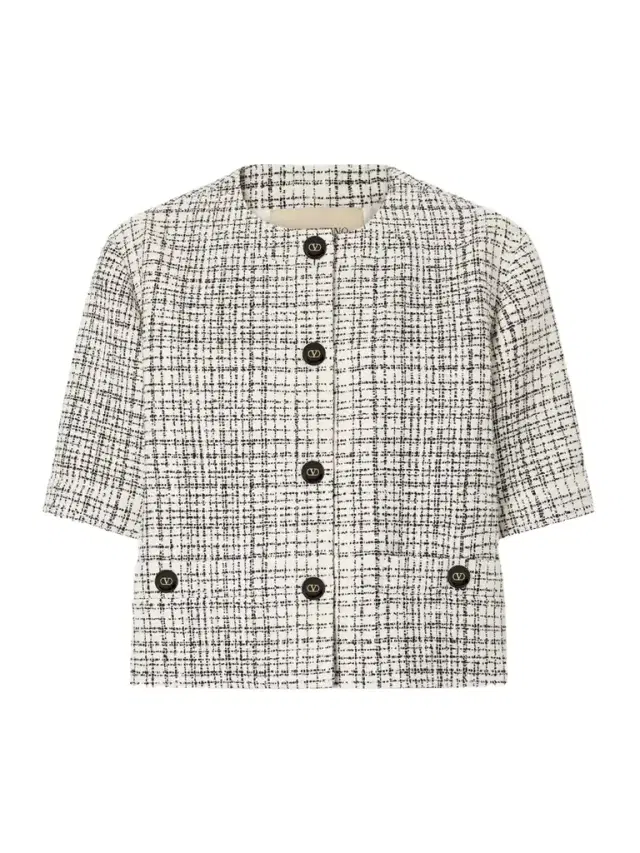Valentino Garavani Tweed Cotton-blend Blazer