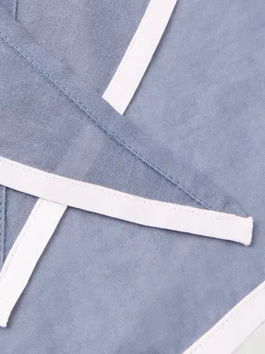 Les Vacances D’Irina Sailor Cotton-voile Triangle Scarf | Thumbnail 4 Les Vacances D’Irina Sailor Cotton-voile Triangle Scarf | Thumbnail 4