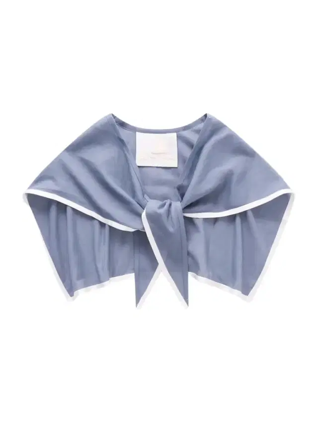 Les Vacances D’Irina Sailor Cotton-voile Triangle Scarf
