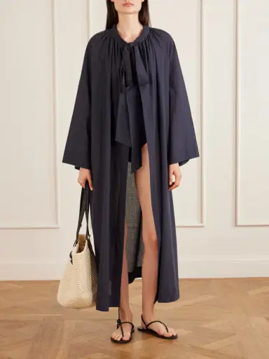 Les Vacances D’Irina Liquid Summer Cotton-voile Kaftan | Thumbnail 2