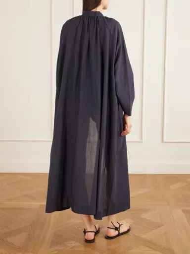 Les Vacances D’Irina Liquid Summer Cotton-voile Kaftan | Thumbnail 3