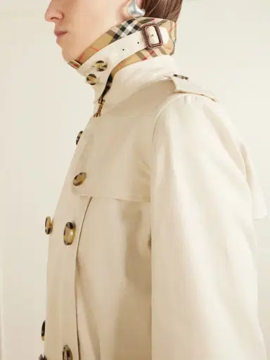 Burberry Kensington Double-breasted Belted Cotton-gabardine Trench Coat | Thumbnail 4 Burberry Kensington Double-breasted Belted Cotton-gabardine Trench Coat | Thumbnail 4