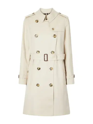 Burberry Kensington Double-breasted Belted Cotton-gabardine Trench Coat | Thumbnail 1 Burberry Kensington Double-breasted Belted Cotton-gabardine Trench Coat | Thumbnail 1