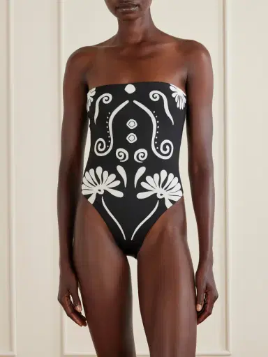 Cala de la Cruz Lore Strapless Floral-print Swimsuit | Thumbnail 2