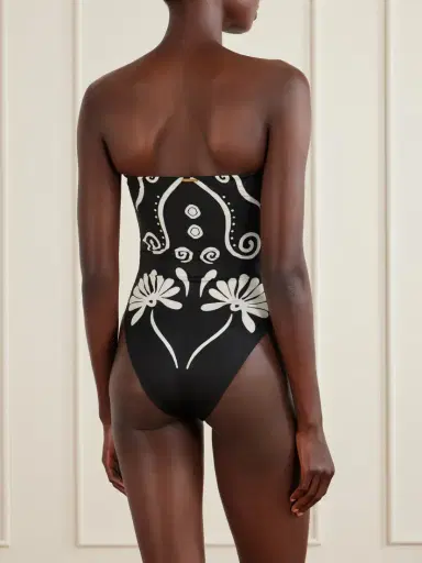 Cala de la Cruz Lore Strapless Floral-print Swimsuit | Thumbnail 3