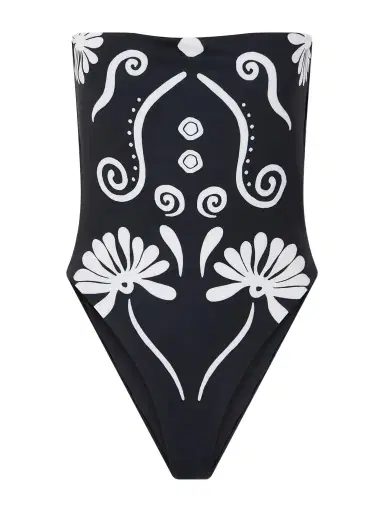 Cala de la Cruz Lore Strapless Floral-print Swimsuit | Thumbnail 1