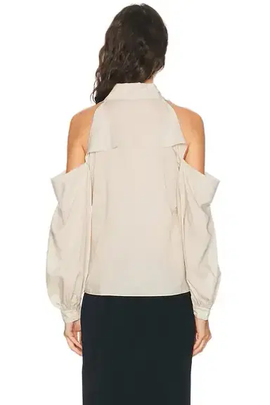 Acne Studios Senny Fluid Lyocell Blouse | Thumbnail 3 Acne Studios Senny Fluid Lyocell Blouse | Thumbnail 3