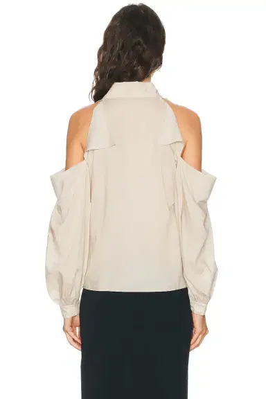 Acne Studios Senny Fluid Lyocell Blouse | Thumbnail 7 Acne Studios Senny Fluid Lyocell Blouse | Thumbnail 7