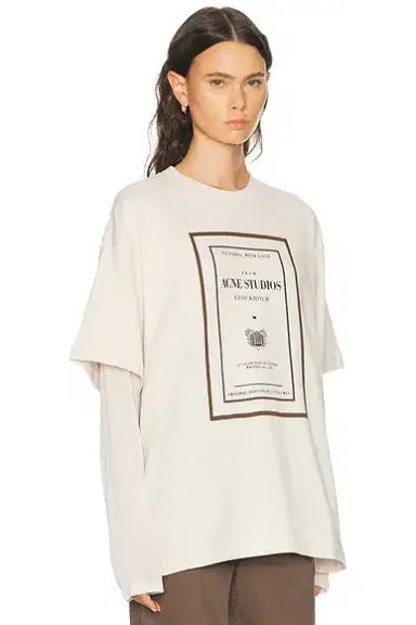 Acne Studios Edra Double Book Cover T-Shirt | Thumbnail 2 Acne Studios Edra Double Book Cover T-Shirt | Thumbnail 2