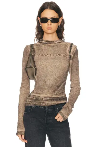 Acne Studios Elga Double Garment Print T-Shirt | Thumbnail 5 Acne Studios Elga Double Garment Print T-Shirt | Thumbnail 5