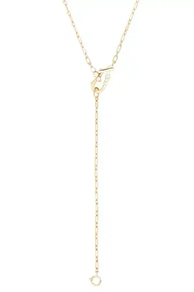 Jade Trau Mini Diamond Lola Lariat Necklace | Thumbnail 2