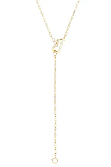 Jade Trau Mini Diamond Lola Lariat Necklace | Thumbnail 5