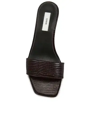 TOTEME Slim Lizard Embossed Bandeau Mule | Thumbnail 4 TOTEME Slim Lizard Embossed Bandeau Mule | Thumbnail 4