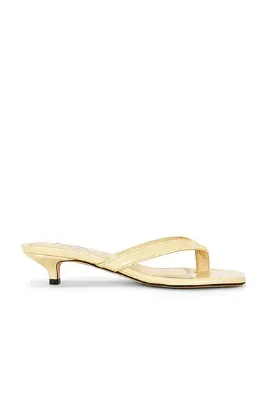 Toteme Naplack Heeled Flip Flop