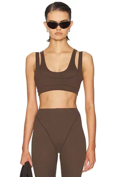 NikeSKIMS Matte Double Strap Scoop Bra | Thumbnail 1 NikeSKIMS Matte Double Strap Scoop Bra | Thumbnail 1