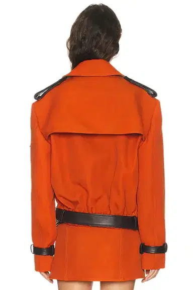 LaQuan Smith Double Breasted Cropped Coat | Thumbnail 3 LaQuan Smith Double Breasted Cropped Coat | Thumbnail 3