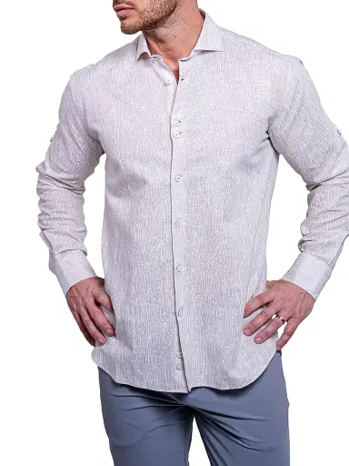 Maceoo Men's Einstein Resistance Shirt - Grey | Thumbnail 3