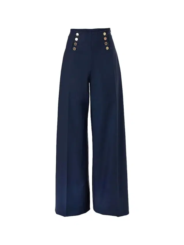 Carolina Herrera Women's Cabana Alba Stretch-Cotton Pants - Midnight
