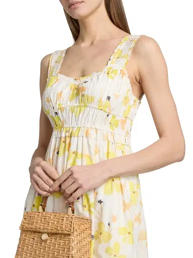 RAILS Women's Rafaella Floral Cotton Midi-Dress - Tossed Daffodils - Size XL | Thumbnail 6