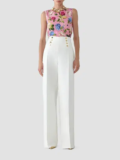 Carolina Herrera Women's Cabana Alba Stretch-Cotton Pants | Thumbnail 2 Carolina Herrera Women's Cabana Alba Stretch-Cotton Pants | Thumbnail 2
