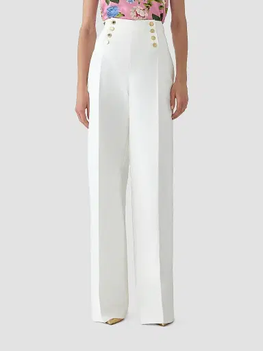 Carolina Herrera Women's Cabana Alba Stretch-Cotton Pants | Thumbnail 3 Carolina Herrera Women's Cabana Alba Stretch-Cotton Pants | Thumbnail 3