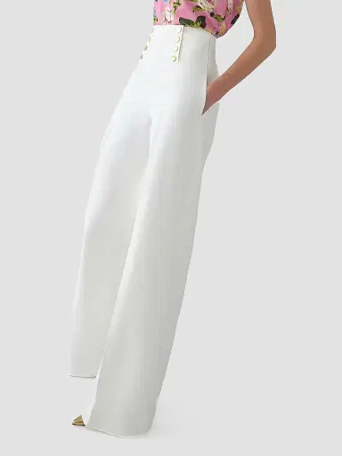 Carolina Herrera Women's Cabana Alba Stretch-Cotton Pants | Thumbnail 4 Carolina Herrera Women's Cabana Alba Stretch-Cotton Pants | Thumbnail 4