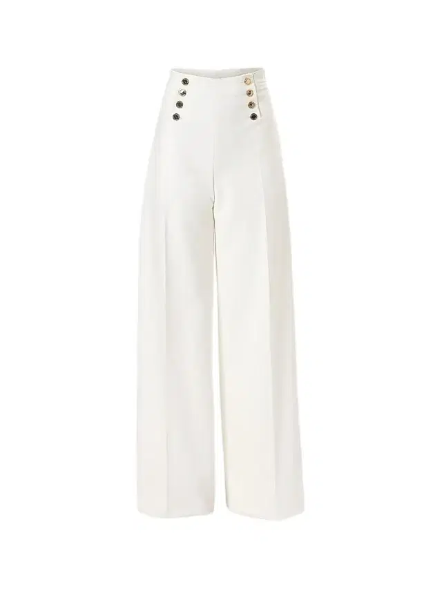 Carolina Herrera Women's Cabana Alba Stretch-Cotton Pants - White