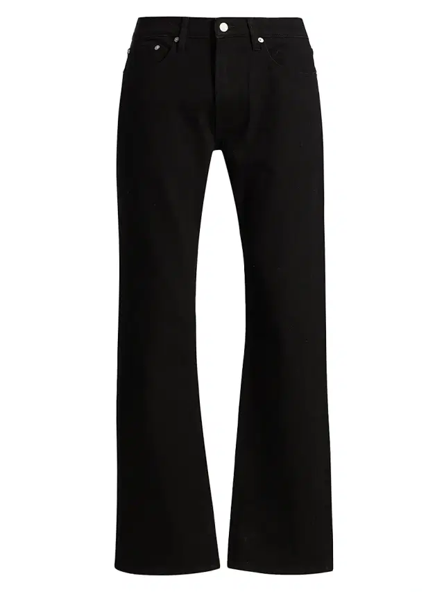 FRAME Men's Stretch Mid-Rise Bootcut Jeans - Black