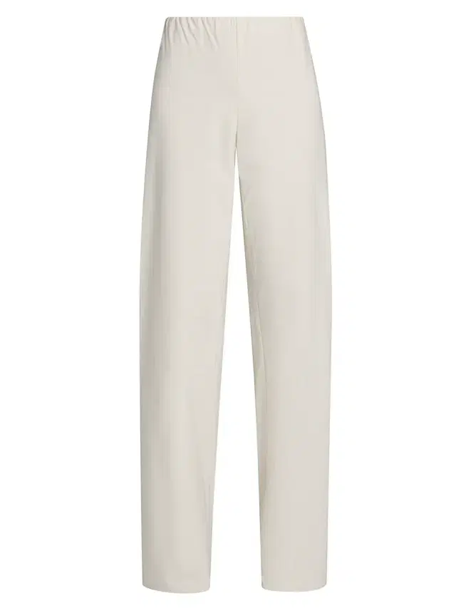 Vince Women's Colette High-Rise Cotton Twill Bias Pants - Oyster