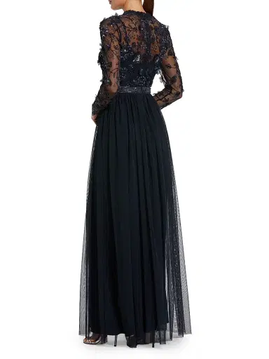Mac Duggal Women's Floral Embroidered Mermaid Gown | Thumbnail 2