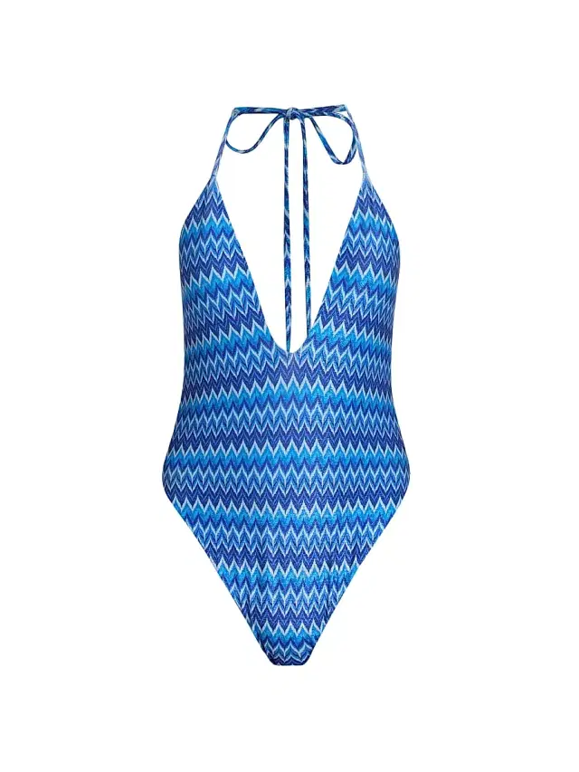 Women's Electra Wave One-Piece Swimsuit - Ocean Wave