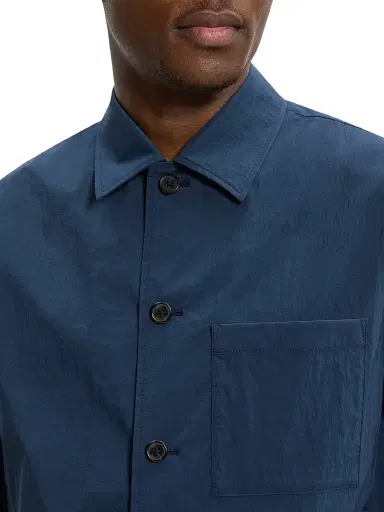 Theory Men's Nylon-Blend Overshirt | Thumbnail 6 Theory Men's Nylon-Blend Overshirt | Thumbnail 6