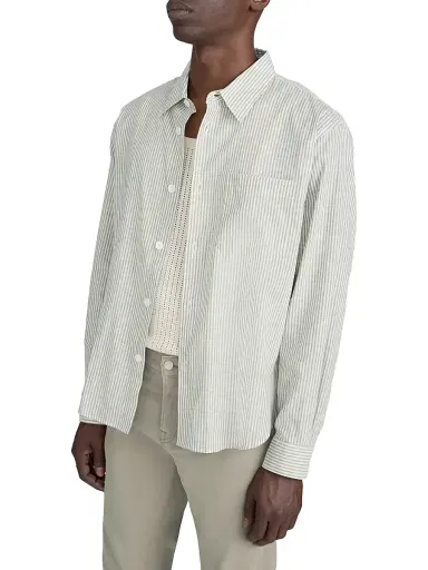 Frame Men's Seersucker Striped Shirt | Thumbnail 5 Frame Men's Seersucker Striped Shirt | Thumbnail 5