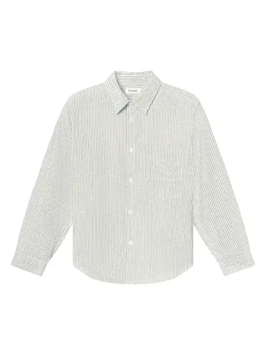 Frame Men's Seersucker Striped Shirt | Thumbnail 1 Frame Men's Seersucker Striped Shirt | Thumbnail 1
