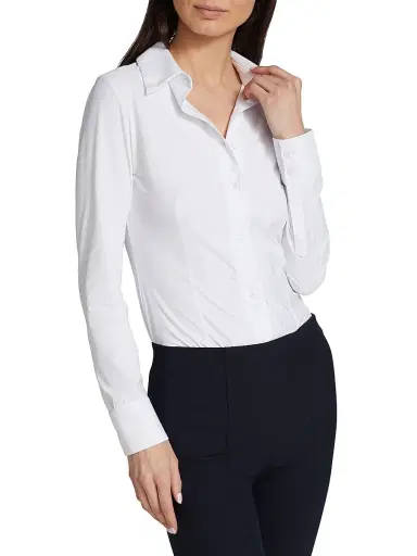 Commando Women's Classic Oxford Shirt Bodysuit | Thumbnail 7 Commando Women's Classic Oxford Shirt Bodysuit | Thumbnail 7