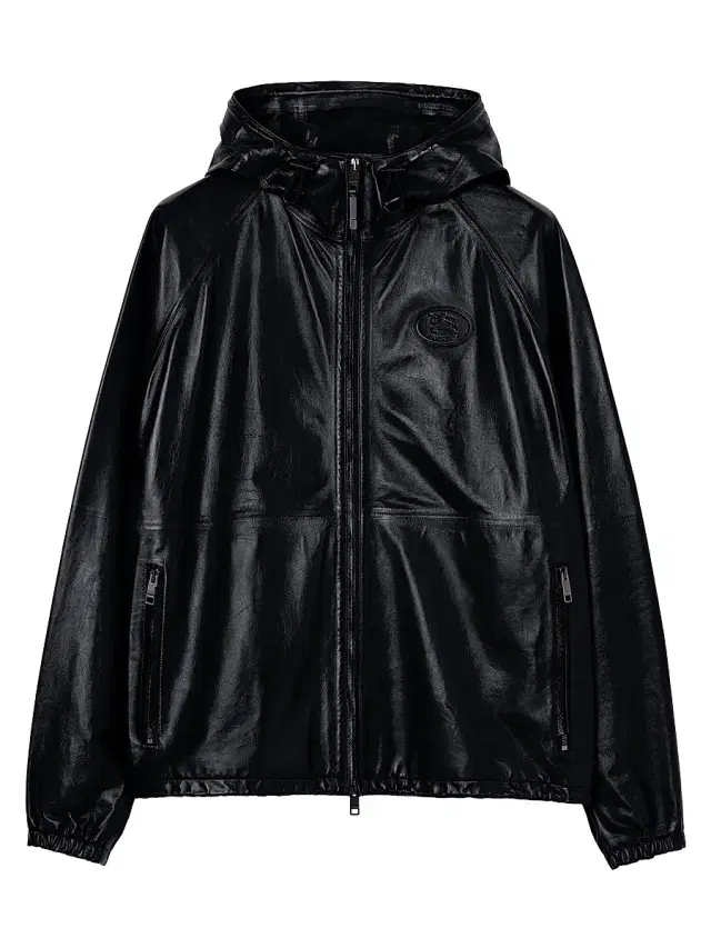 Burberry Men's Clapton Leather Jacket - Black