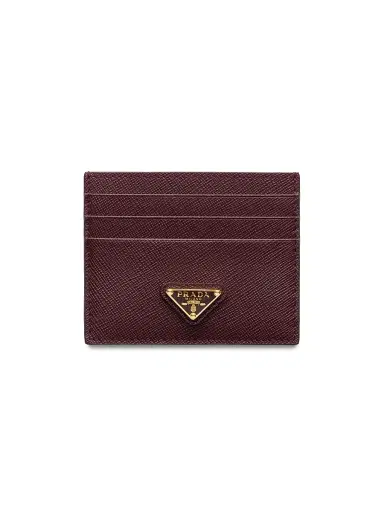 Prada Women's Saffiano Leather Card Holder | Thumbnail 1