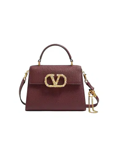 Valentino Garavani Women's VSling Small Top Handle Bag in Grainy Calfskin | Thumbnail 1 Valentino Garavani Women's VSling Small Top Handle Bag in Grainy Calfskin | Thumbnail 1
