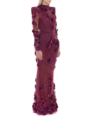 Zhivago Women's One More Kiss Dear Gown - Plum - Size 6 | Thumbnail 5