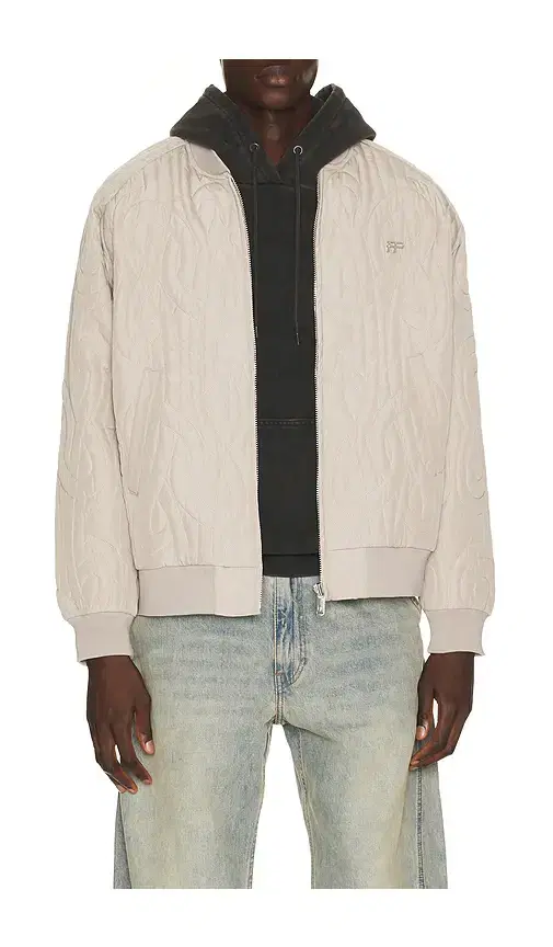 Quilted Bomber Jacket