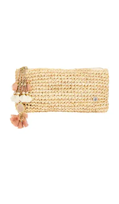 florabella Alegre Crochet Raffia Clutch | Thumbnail 1 florabella Alegre Crochet Raffia Clutch | Thumbnail 1