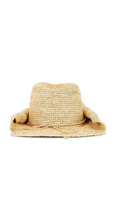 florabella Tanya Crochet Raffia Cowboy Hat | Thumbnail 3 florabella Tanya Crochet Raffia Cowboy Hat | Thumbnail 3
